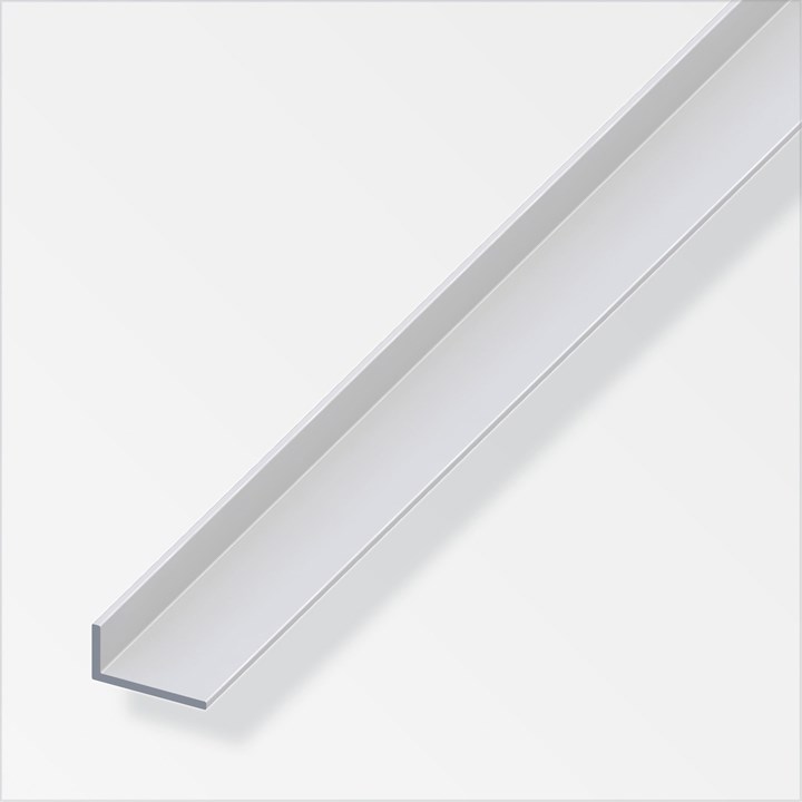alfer® Silver Aluminium Angle 20 x 10 x 1.5mm x 1m