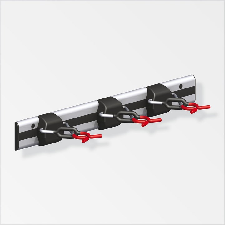 alfer Aluminium Coaxis X-Star Rail With 3 Clamps 500mm