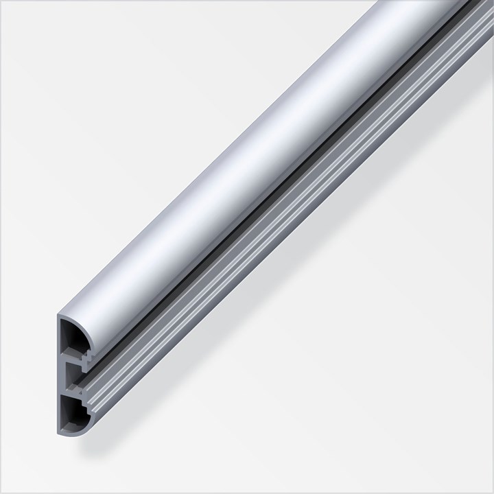 alfer® Aluminium Coaxis Rail Small 35.5 x 11mm