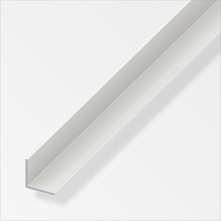 alfer PVC Angle 40 x 40 x 1.2mm x 1m White