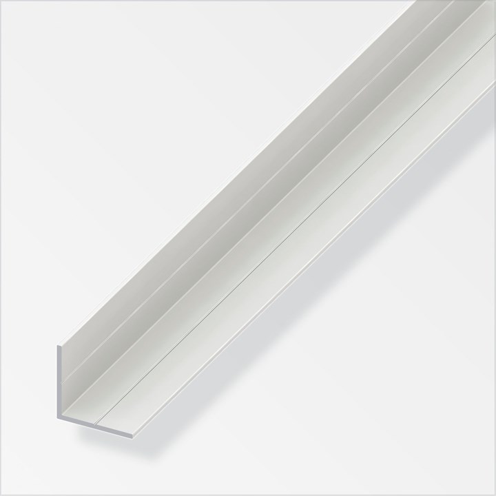 alfer PVC Angle 15.5mm x 2.5m White