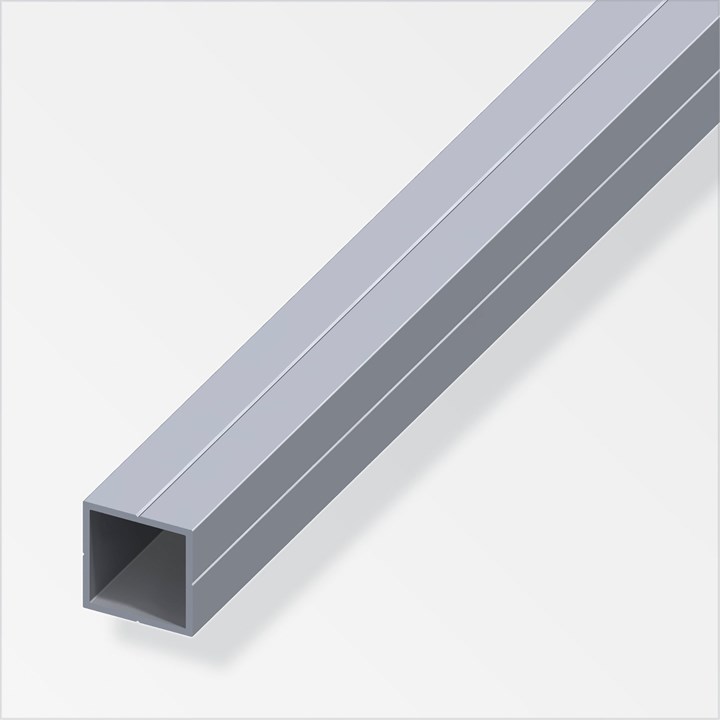 alfer® Aluminium Square Tube 23.5 x 1.5mm x 1m