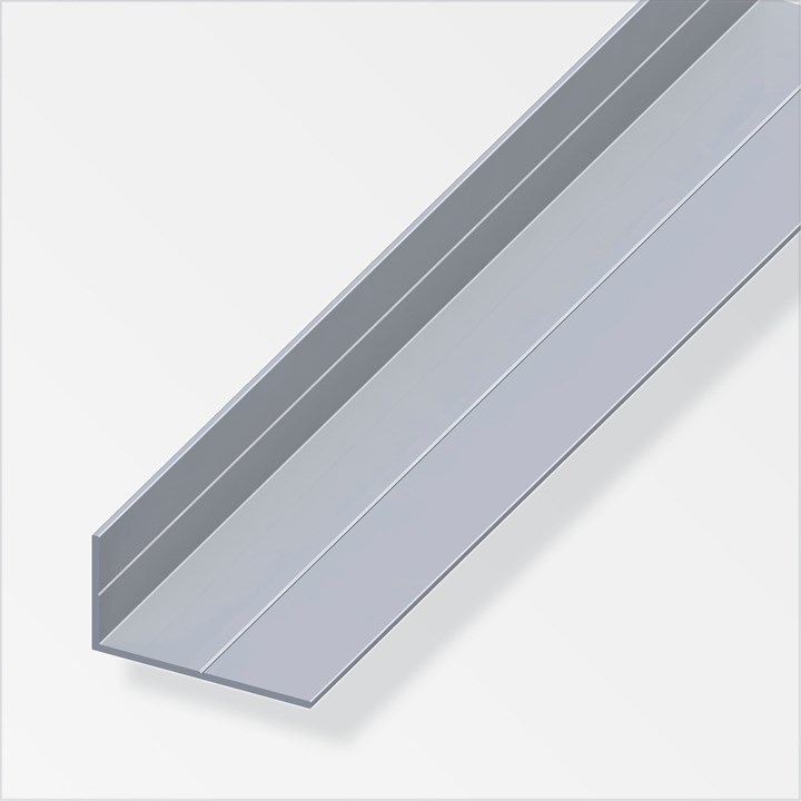alfer Aluminium Angle 23.5 x 43.5 x 1.5mm x 1m