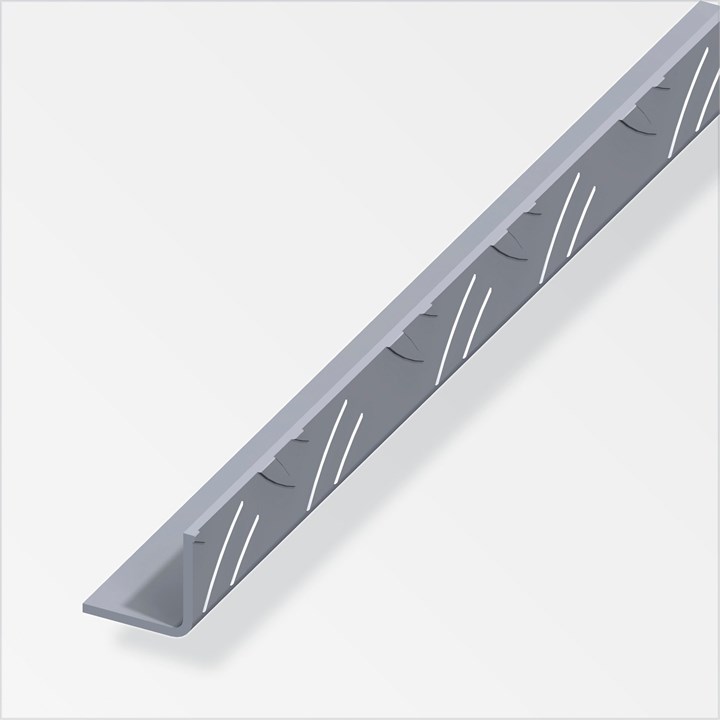 alfer Corrugated Aluminium Angle 29.5mm x 1m