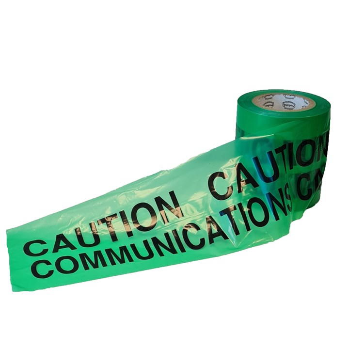 ProSolve Underground Warning Tape (Communications) 150mm x 365m - Green