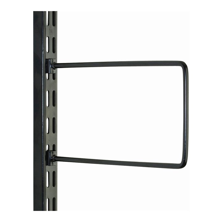ProSolve Twin Slot Flexible Bookends - 200mm (Black) Pair