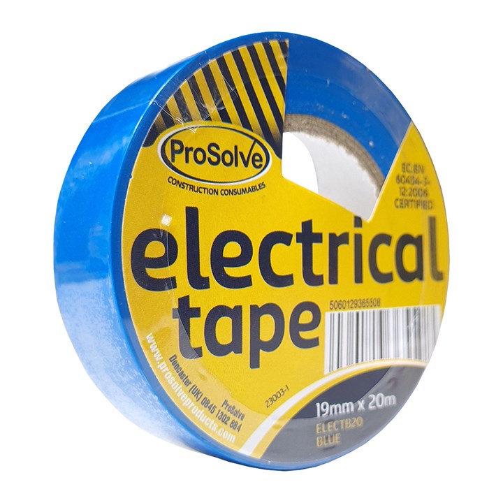 ProSolve Electrical Tape 19mm x 20m - Blue