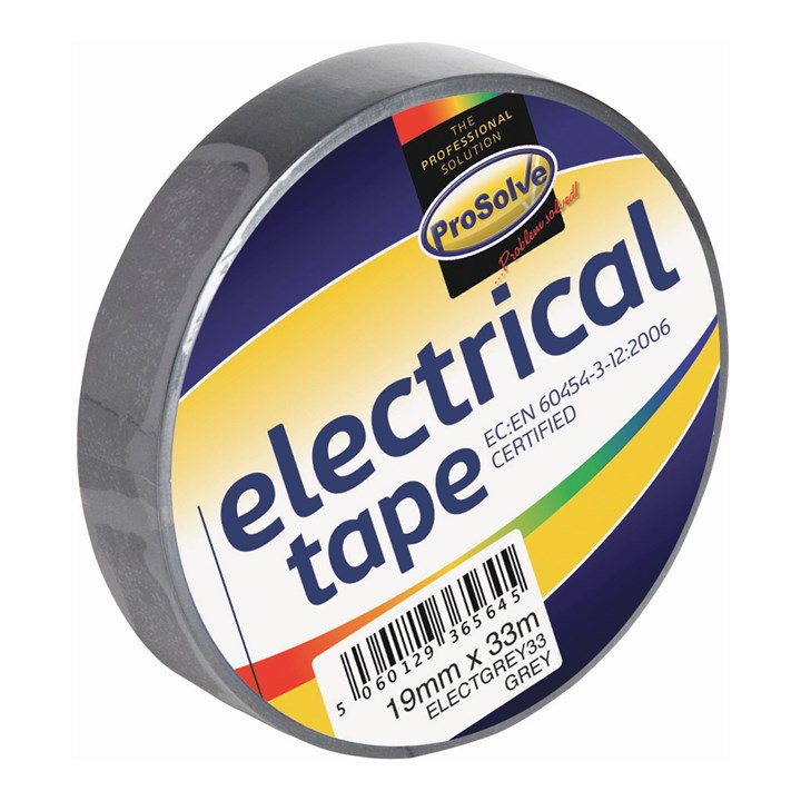 ProSolve Electrical Tape Grey 33m