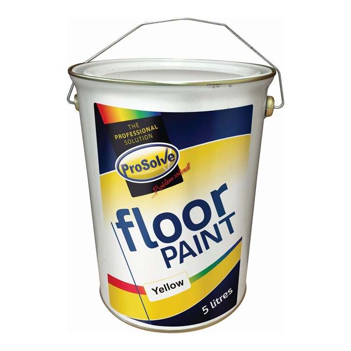 ProSolve Industrial Floor Paint Yellow 5ltr
