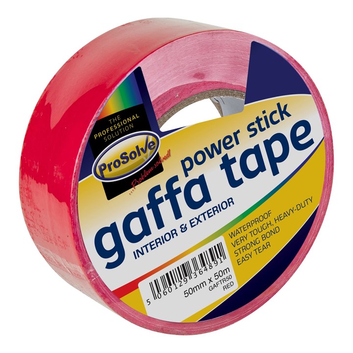 ProSolve Gaffa Tape 50mm x 50m - Red
