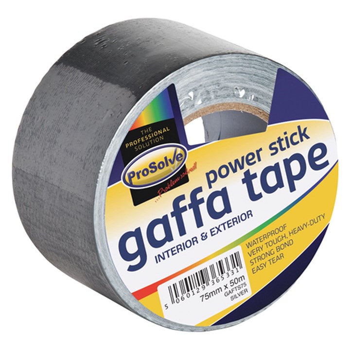 ProSolve Gaffa Tape 75mm x 50m - Silver