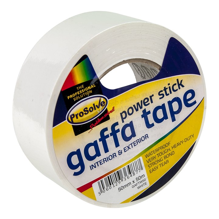 ProSolve Gaffa Tape 50mm x 50m - White