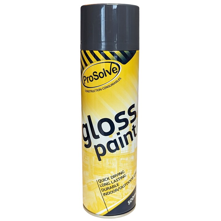 ProSolve All Purpose Acrylic Gloss Spray Anthracite/Charcoal Grey 500ml