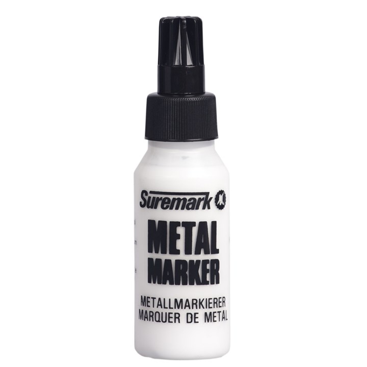 Metal Markers White 50ml - c/w Brass Head