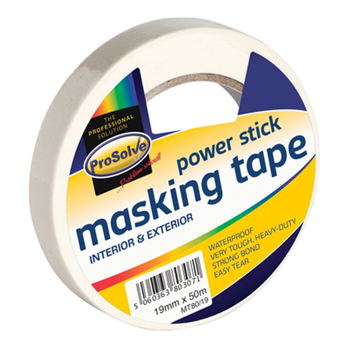ProSolve Masking Tape 19mm x 50m