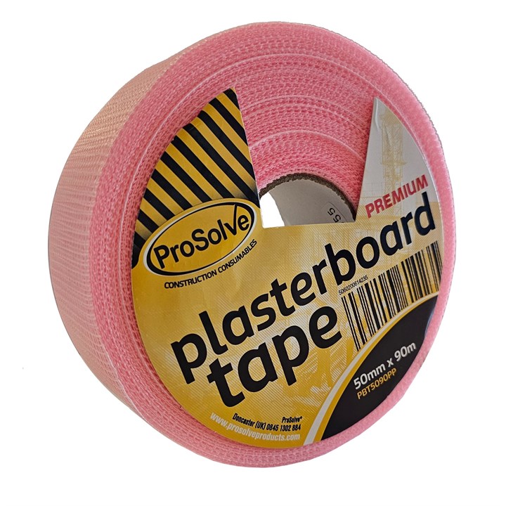ProSolve Premium Plasterboard Tape 50mm x 90m (Pink)