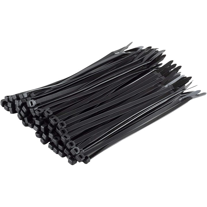 ProSolve Black Cable Ties 550 x 7.6mm (Pack of 100)