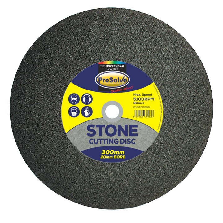 ProSolve Cutting & Grinding Discs Stone Cutting Disc 300 x 3.2 (Bore 20)