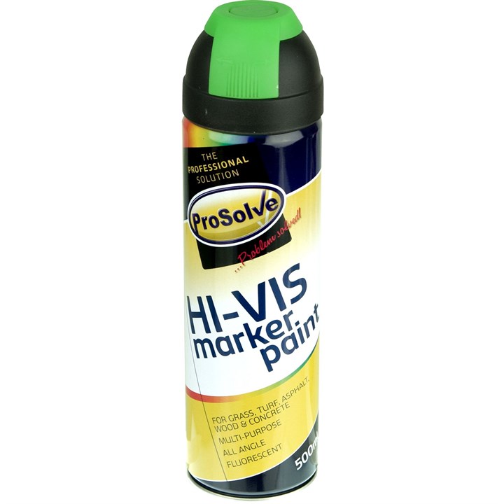 ProSolve HI-VIS  Paint Aerosol 500ml  Fluor. Green