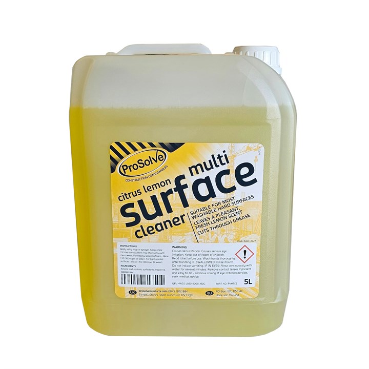 ProSolve Lemon Hard Surface Cleaner 5L