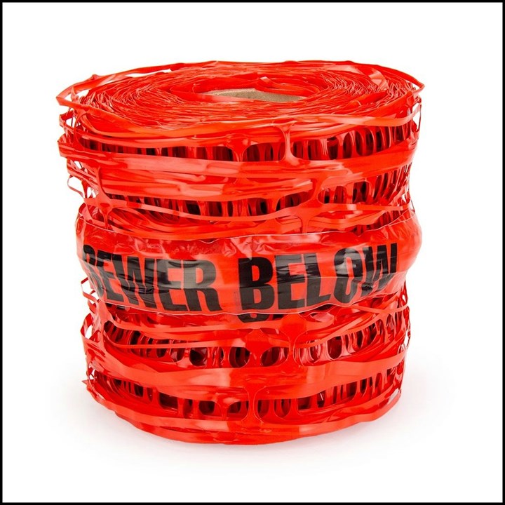 ProSolve Detectable Mesh (Sewer Pipe) 200mm x 100m - Red