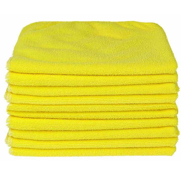 Microfibre Cloth - Yellow (Pack of 10)