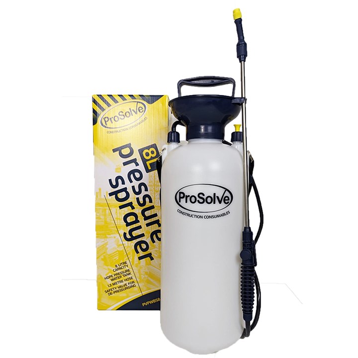 ProSolve 8L Pressure Water Bottle Sprayer with Attachments