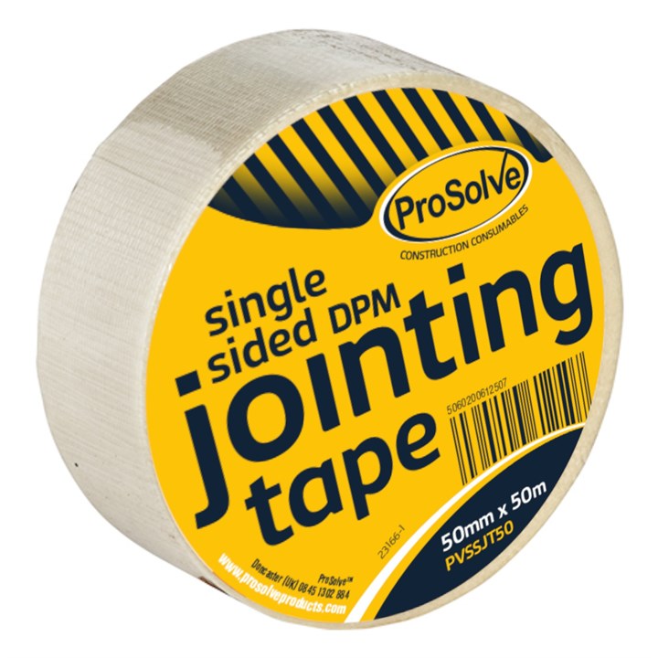 ProSolve Single Sided DPM Jointing Tape 50mm x 50m