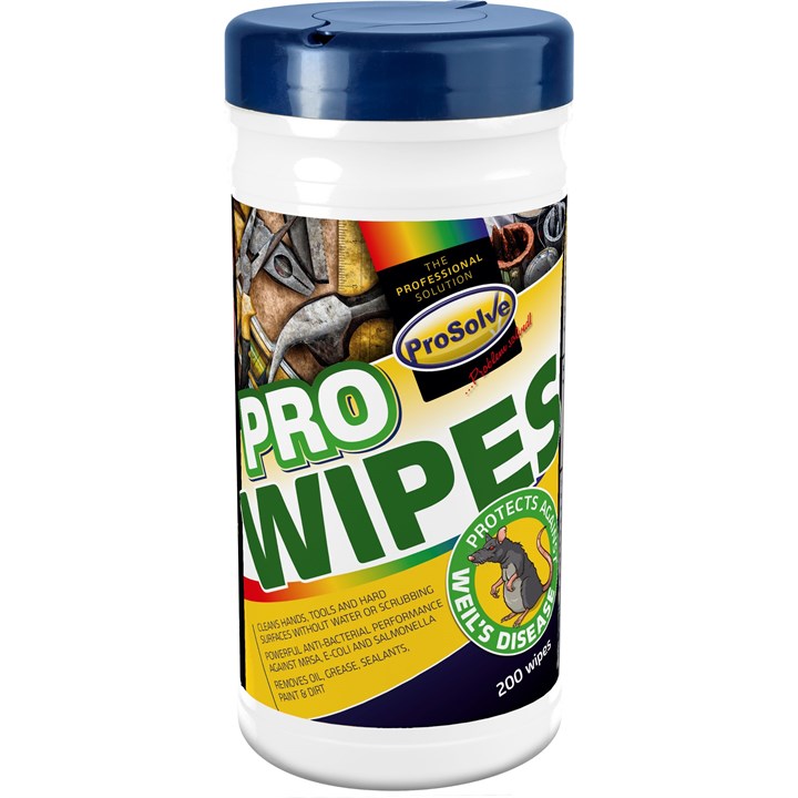 ProSolve Anti-Weil's ProWipes Tub of 200 wipes