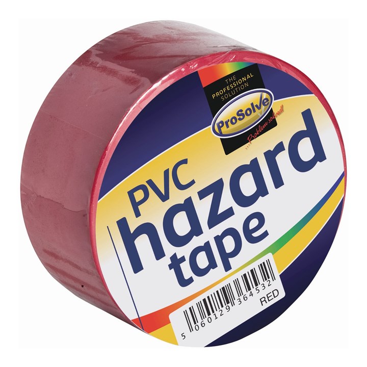 ProSolve PVC Builders Tape 50mm x 33m - Red