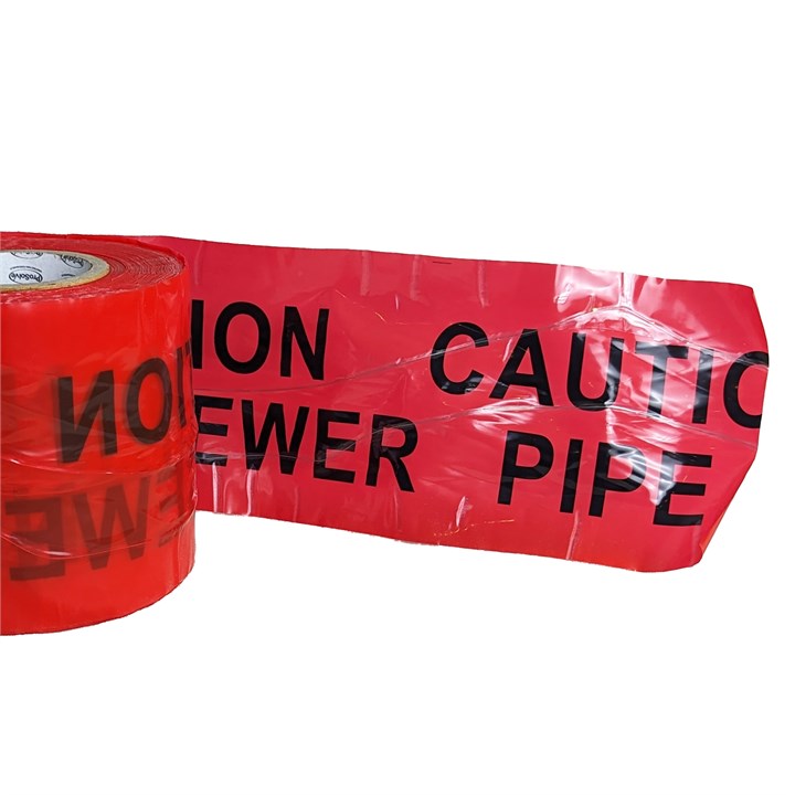 ProSolve Detectable Underground Tape (Sewer Pipe) 150mm x 100m
