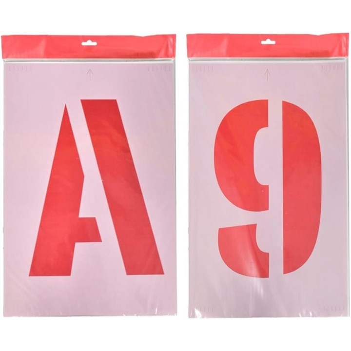 ProSolve 4" Alpha Numeric Stencil Kit A-Z and 0-9