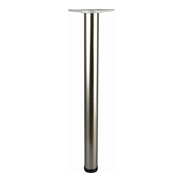 ProSolve Satin Nickel Table Leg - 710mm