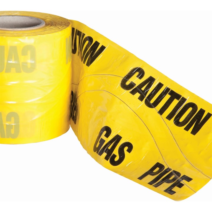 ProSolve Detectable Underground Tape (Gas Main) 150mm x 100m - Yellow